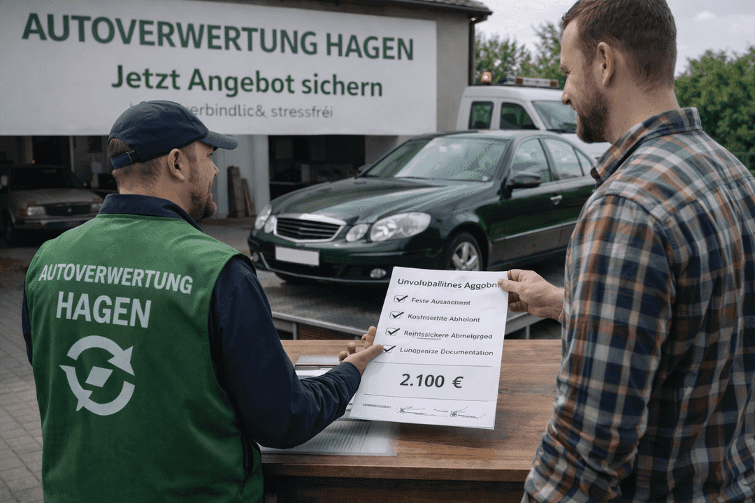 Jetzt Angebot sichern – Ihr direkter Einstieg in die Autoverwertung Datteln